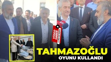 Tahmazoğlu oyunu kullandı