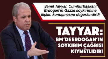 Tayyar: BM’de Erdoğan’ın soykırım çağrısı kıymetlidir!