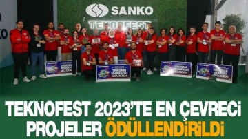 TEKNOFEST 2023’TE EN ÇEVRECİ PROJELER ÖDÜLLENDİRİLDİ