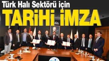 Türk Halı Sektörü İçin Tarihi  İmza