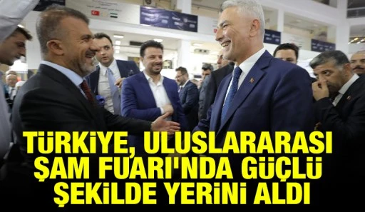 T&uuml;rkiye, Uluslararası Şam Fuarı&rsquo;nda g&uuml;&ccedil;l&uuml; şekilde yerini aldı