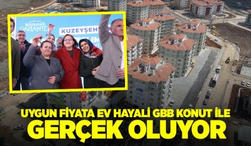 UYGUN FİYATA EV HAYALİ GBB KONUT İLE GERÇEK OLUYOR