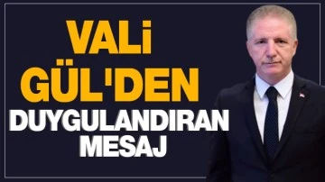 Vali Gül'den duygulandıran mesaj