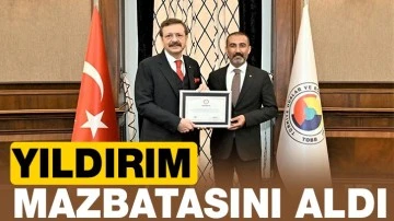 Yıldırım Mazbatasını aldı