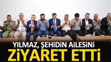 Yılmaz, şehidin ailesini ziyaret etti