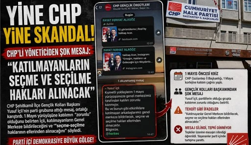 YİNE CHP YİNE SKANDAL