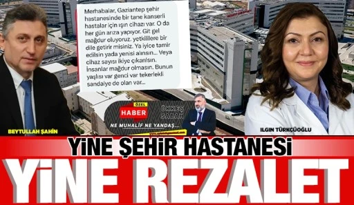 YİNE ŞEHİR HASTANESİ YİNE REZALET