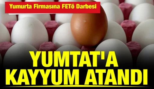Yumurta Firmasına FET&Ouml; Darbesi: YUMTAT'a Kayyum Atandı
