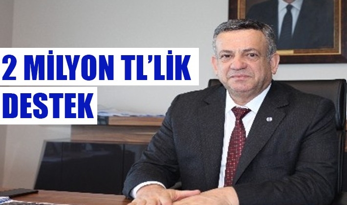 Erdemoğlu'ndan selzedelere 2 milyon TL'lik destek