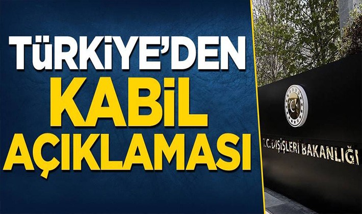 Türkiye'den Kabil açıklaması