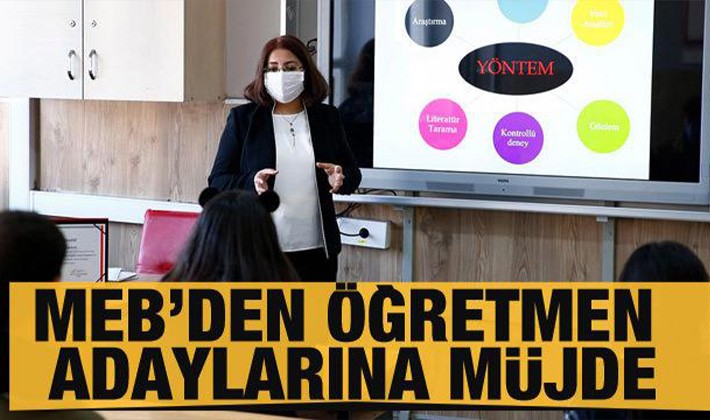 MEB'den öğretmen adaylarına müjde!