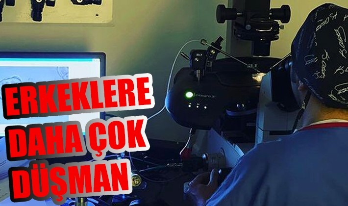 Erkeklere daha çok düşman