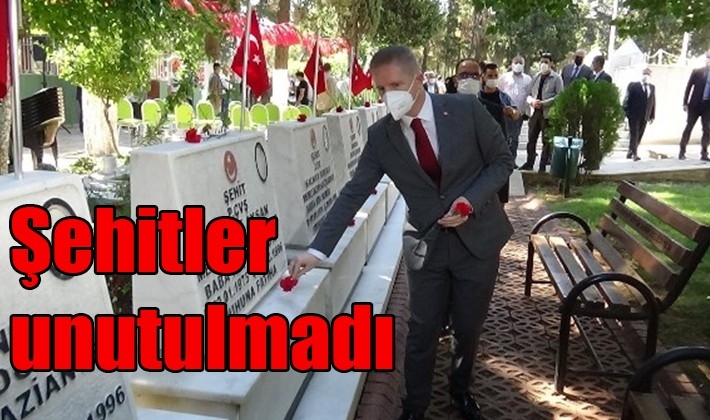 30 Ağustos'ta Gaziantepli şehitler unutulmadı