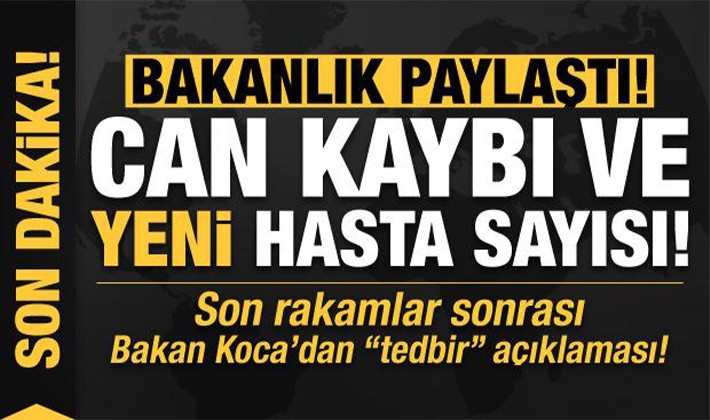 30 Ağustos koronavirüs tablosu açıklandı!