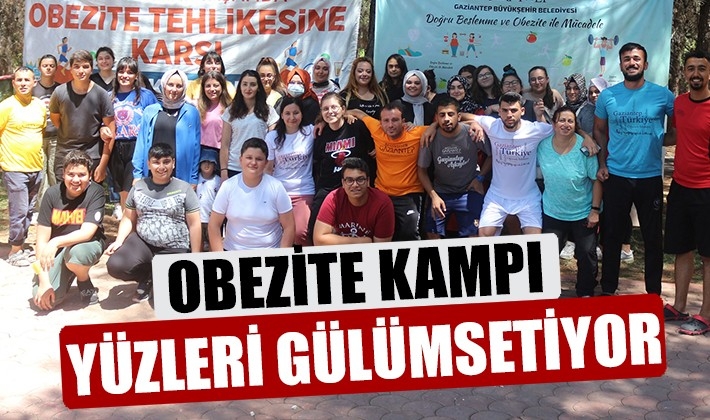 Obezite kampı yüzleri gülümsetiyor