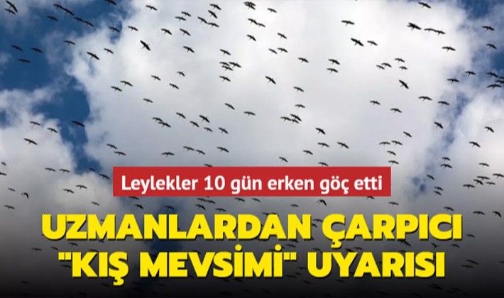 Uzmanlardan çarpıcı "kış mevsimi" uyarısı