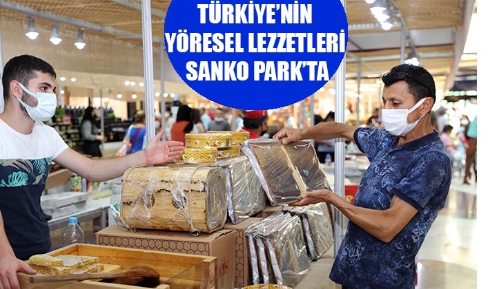 Türkiye'nin yöresel lezzetleri Sanko park'ta