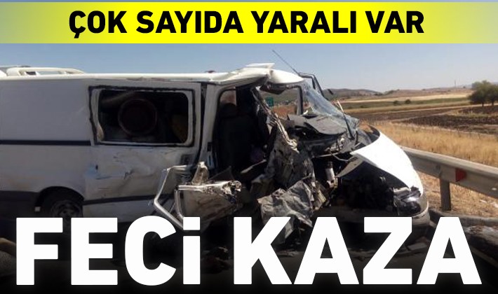 Gaziantep'te iki ticari araç çarpıştı! Çok sayıda yaralı var