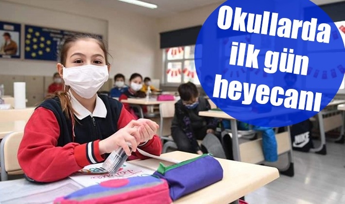 Okullarda ilk gün heyecanı