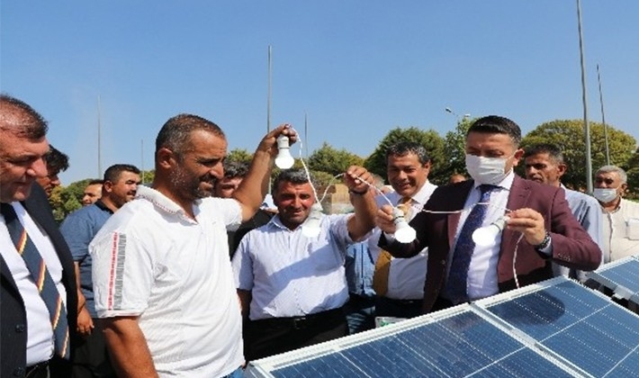 Gaziantep'te 140 çiftçiye güneş paneli dağıtıldı