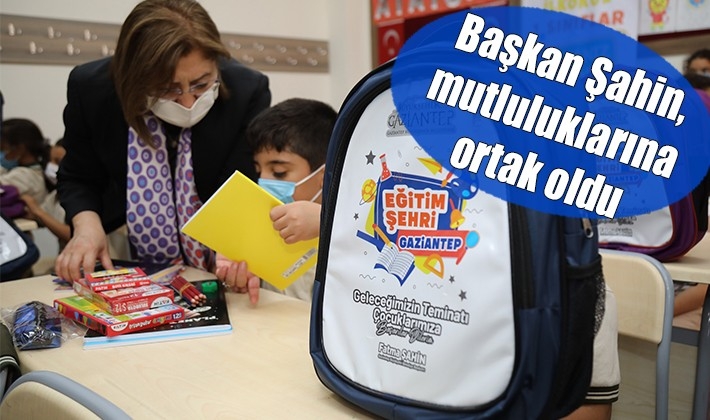 Başkan Şahin, mutluluklarına ortak oldu