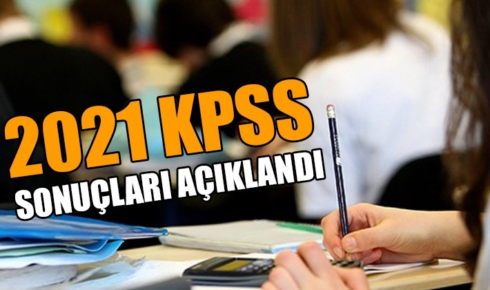 2021 KPSS sonuçları açıklandı