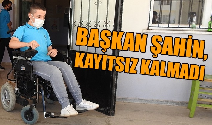 Başkan Şahin, kayıtsız kalmadı