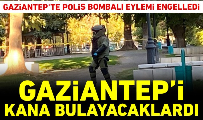 Gaziantep'i kana bulayacaklardı, polis engelledi