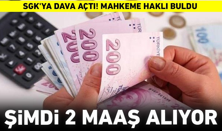 SGK'ya dava açtı! Mahkeme haklı buldu, şimdi 2 maaş alıyor