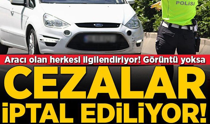 Trafikte cezaya dikkat! Fotoğraf yoksa iptal ediliyor