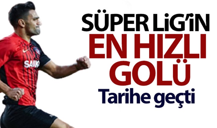 Süper Lig'in en hızlı golü Muhammet Demir'den