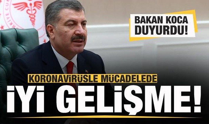 Bakan Koca'dan son dakika açıklaması! İyi haberi duyurdu