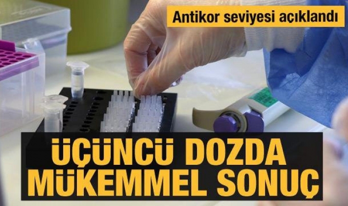 Türkiye'de üçüncü doz aşı araştırma sonuçları açıklandı