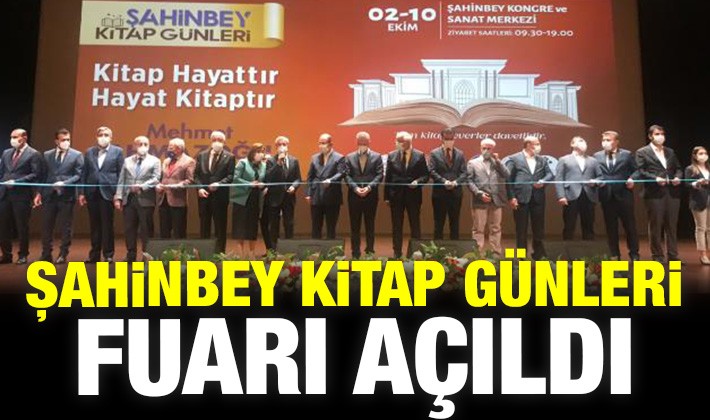 Şahinbey Kitap Günleri Fuarı açıldı