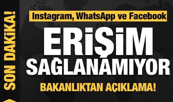 Instagram, WhatsApp ve Facebook çöktü! Peş peşe açıklamalar