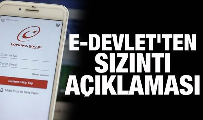 e-Devlet'ten 'veri sızıntısı' iddialarına yalanlama