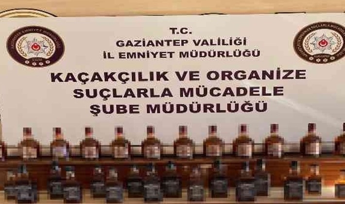 Gaziantep ve Şırnak'ta sahte alkol operasyonu