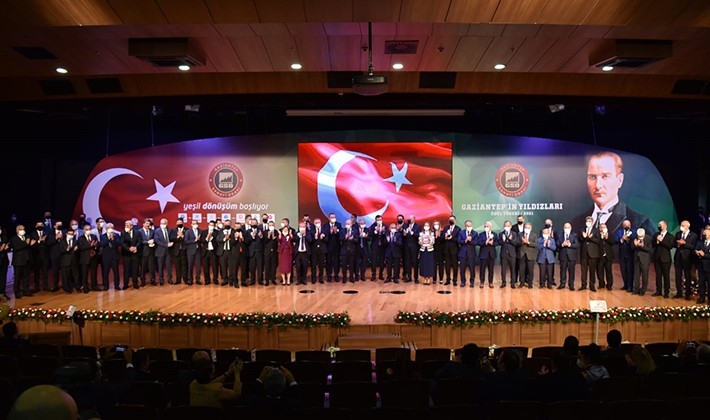 Gaziantep'in yıldızları ödül töreni