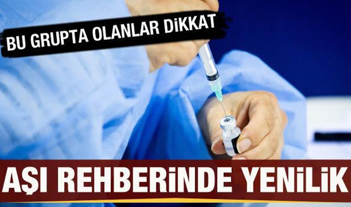 Sağlık Bakanlığı aşı uygulama rehberi güncellendi