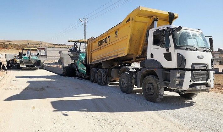 Briketçiler Sitesi'nde asfalt çalışmaları başladı