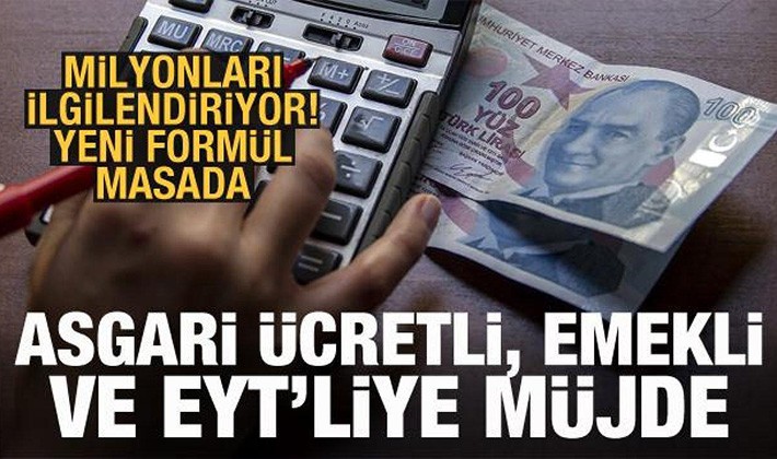 Asgari ücretli, emekli ve EYT’liye müjde geliyor