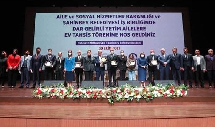 Gaziantep’te dezavantajlı 100 aileye ev