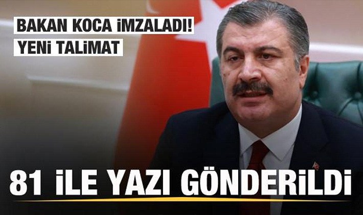 Sağlık Bakanlığı'ndan son dakika kararı! 81 ile yazı gönderildi