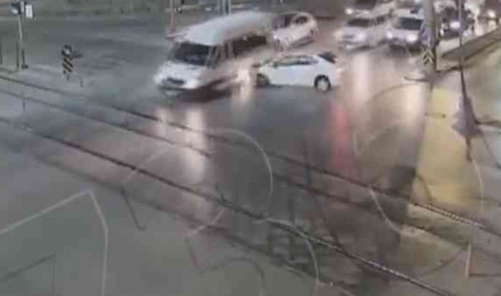 Gaziantep'te kazalar kameralara yansıdı