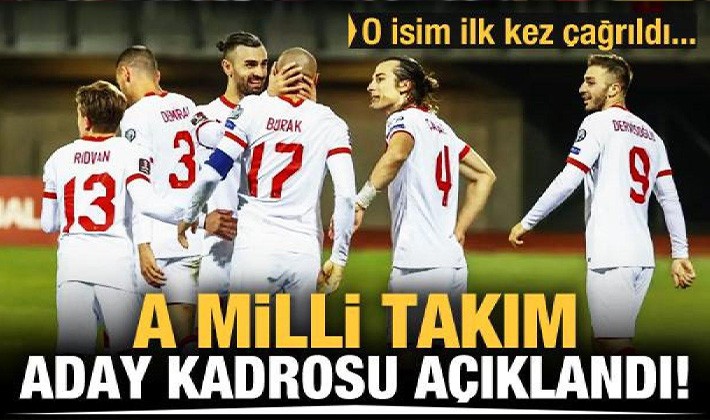 Milli Takım aday kadrosu açıklandı!