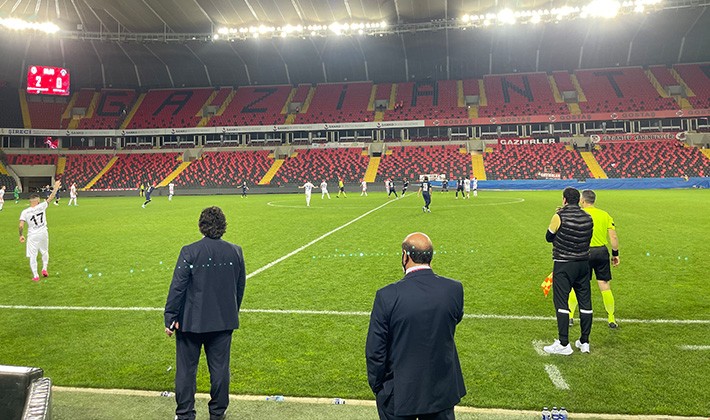 Gaziantep FK - Kasımpaşa maçında inanılmaz hata