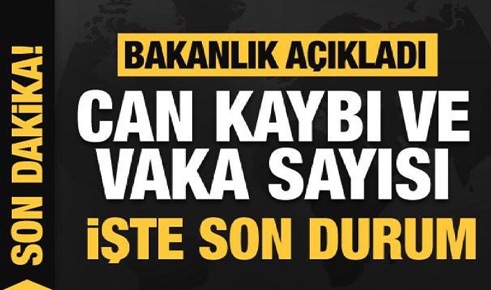 8 Kasım koronavirüs tablosu açıklandı!