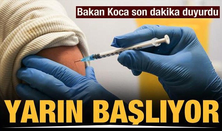 Bakan Koca duyurdu: Yarından itibaren başlıyor