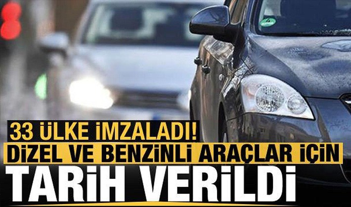 Dizel ve benzinli otomobillerin fişini çektiler