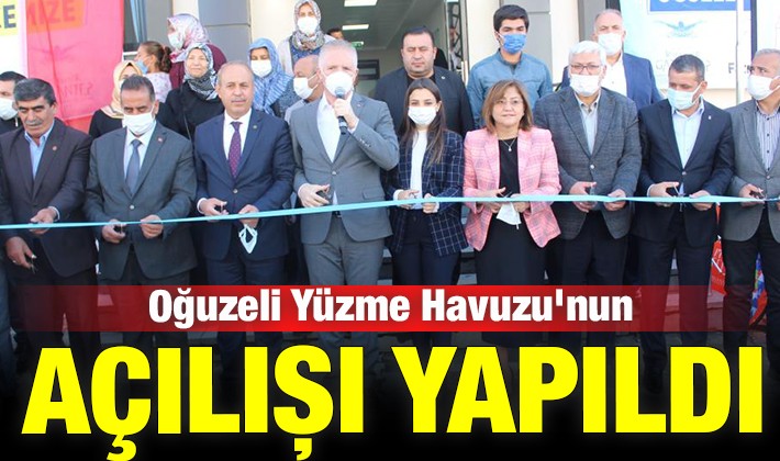 Oğuzeli Yüzme Havuzu'nun açılışı yapıldı